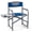 Blue, variant on Costway Folding Camping Chair, Lightweight Portable Directors Chair with Side Table Camouflage