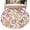 Off-White, variant on Spring Floral Round Area Rug 3Ft Washable Small Circle Rugs for Kitchen Entryway, Retro Watercolor Flowers Leaves Plants Purple Non-Slip Carpet Floor Mats Indoor Outdoor Carpet Runner Home Decor