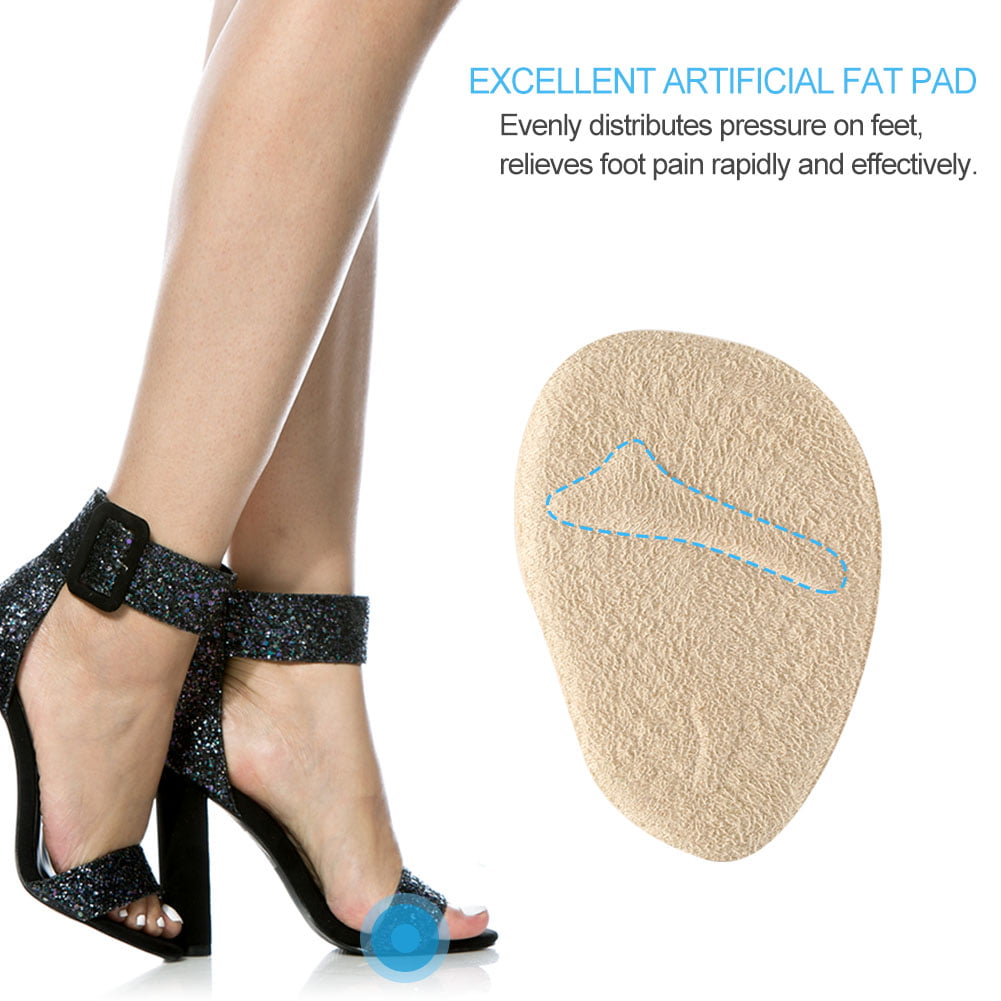 Soft Anti-Slip Insole Breathable Shoes Pad Sole High Heel Foot Cushions Forefoot 