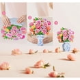 thumbnail image 5 of 12 Inch Pop Up Flowers Mother's Day Card Stunning 3D Peony Bouquet Popup Birthday Card for Mom Grandma Daughter Sister Aunt Handmade Floral Gift, 5 of 8