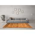 thumbnail image 3 of Ahgly Company Indoor Round Oriental Orange Traditional Area Rugs, 8' Round, 3 of 4