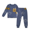 thumbnail image 1 of Ensemble de Pyjama Confortable pour Enfants, Deux Pièces, Haut à Manches Courtes et Pantalon Long, 1 of 7