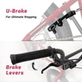 thumbnail image 3 of Tracer EDGE 7.0 Professional BMX Bike, 3 Piece Crankset, U-brake, for Adult, Teen, Beginner, Red, 3 of 15