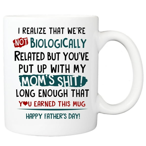 Father s Day Coffee Mug Step Dad Gifts Funny Bonus Dad Mug Funny Bonus Dad Gifts