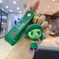 thumbnail image 1 of Disney Inside Out Keychains Cartoon Joy Sadness Anger Disgust Fear Action Figures Dolls Key Rings Kawaii Bags Pendants Kids Toys DMH, 1 of 6