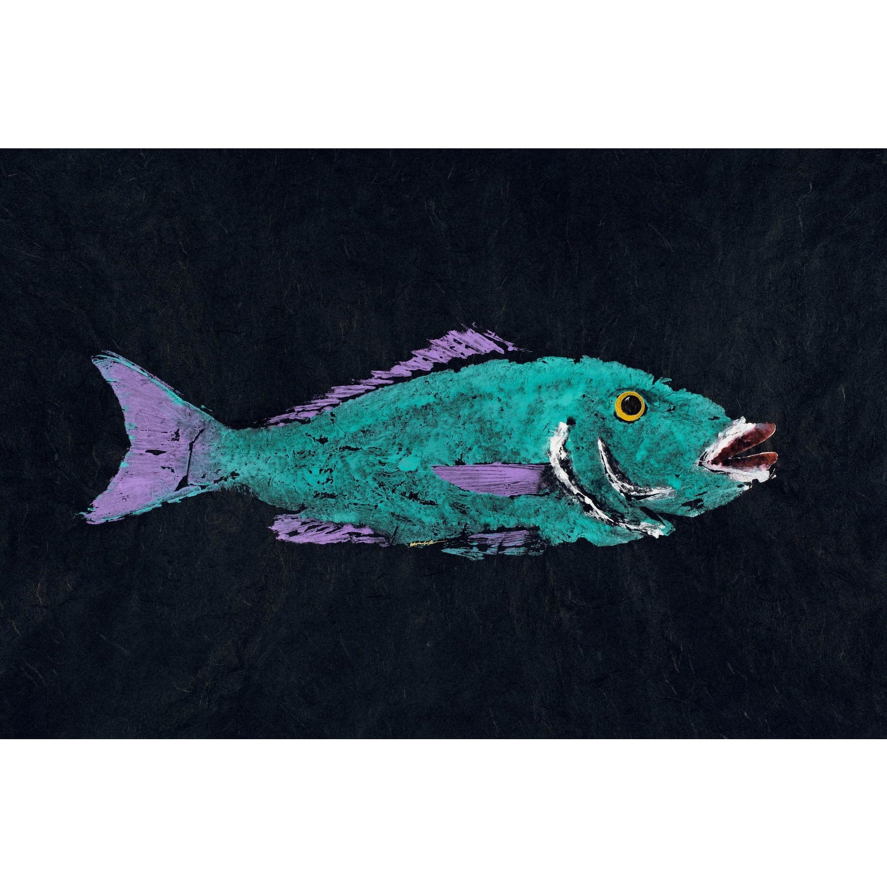 Marmont Hill "Hog Lipped Snapper" by Warren Sellers Painting Print on Wrapped Canvas