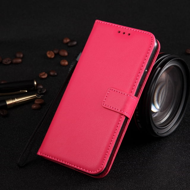 Funda de cuero con tapa tipo billetera para Samsung Galaxy A10 A12 A20e A31 A02s A40 A41 A50 A51 A52 A70 A71 A21s A3 A5 A6 A7 A8 Deng Xun unisex
