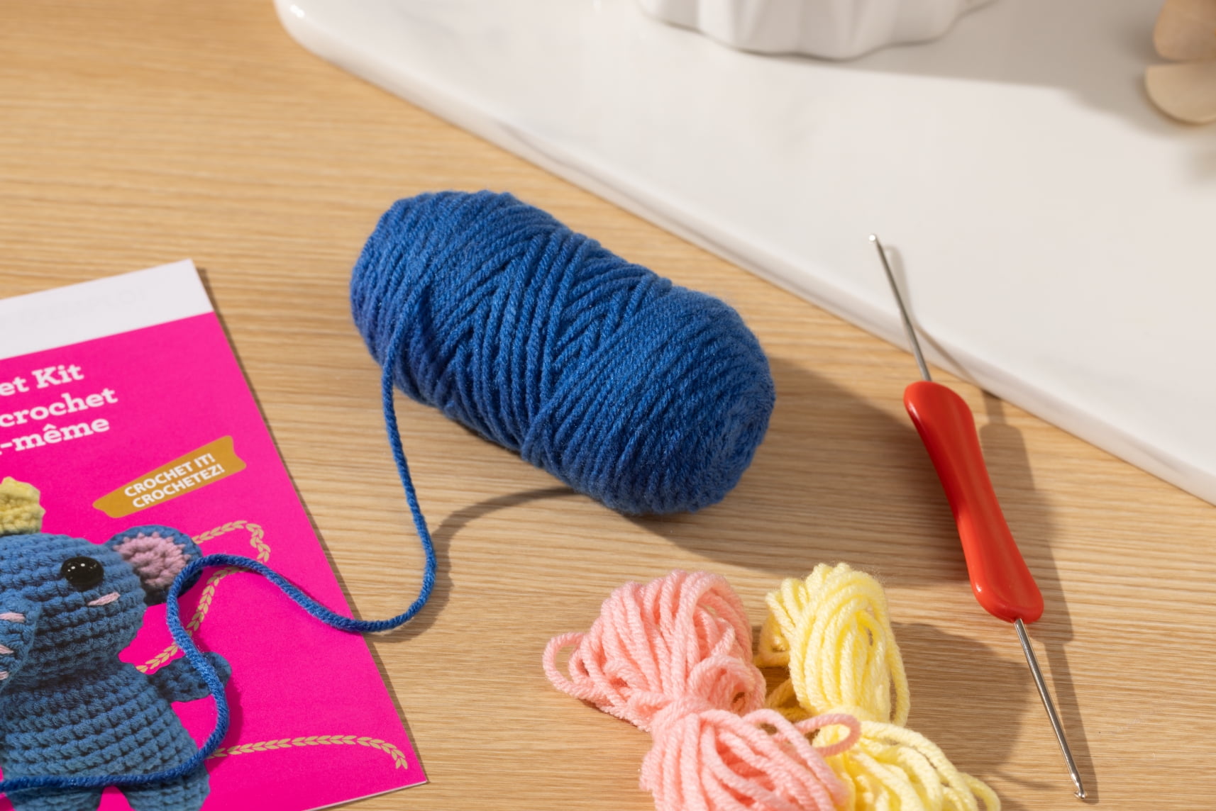 Way to Celebrate DIY Crochet Kit Elephant,Perfect Gift for Valentine's Day