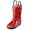 Pink and Red, variant on Minnie Mouse Girls Red PVC Rainboots - Easy-On Handle - Size 13 Little Kid