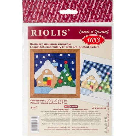 When's Christmas Eve RIOLIS Christmas Eve Stamped Cross Stitch Kit-2.25