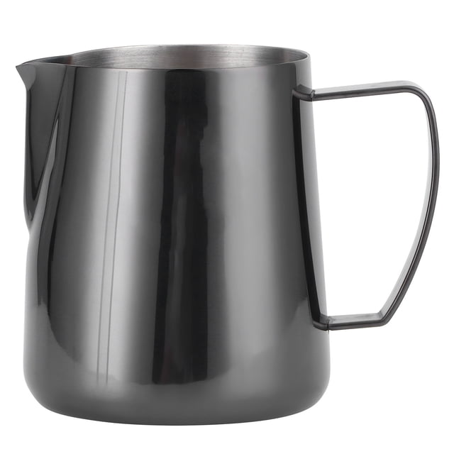 Pichet à mousse de lait Heaveant, tasse à café 400 ml tasse à café en acier inoxydable 304 pichet à café pour latte art