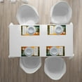 thumbnail image 4 of Ambesonne Autumn Place Mats Set of 4, Retro Lake Scenery Art, Standard Size, Green Orange Blue, 4 of 4