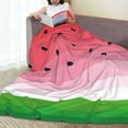 thumbnail image 6 of Sikiie Watermelon Ultra-Soft Micro flannel Blanket Luxury All Seasons Warm Blanket for Bedding Sofa and Travel (4 sizes)-80"x60", 6 of 7