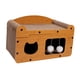thumbnail image 3 of Cardboard Cat House Bed para gatos para moler las patas multipropósito grandes evidentes muebles daños de la casa del rastro de la casa, 3 of 10