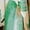 Green, variant on Turilly Summer Dresses for Women 2026 Satin Drawstring Beach Cover Up Long Dress Loose Plus Size V-Neck Full Length Dress