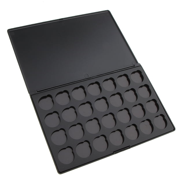 magnética negra de 1 pieza, de maquillaje vacía para almacenamiento de polvo de rubor de lápiz labial de de ojos, 3 Salvador Dali Paleta magnética vacía