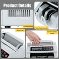 thumbnail image 5 of Tereitr Money Counter Machine with Value Count, UV/MG/IR Counterfeit Detection Function Cash Counter, Digital Display, Mix Denomination Counting for Supermarket, 5 of 8