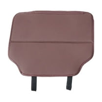 Yonrjhukm Car Rear Seat Protector Pad, Synthetic Leather Kick Pad with Storage Bag, Watertight and Scratch Proof, Easy to Install Back Seat Cover for Kids and Passengers