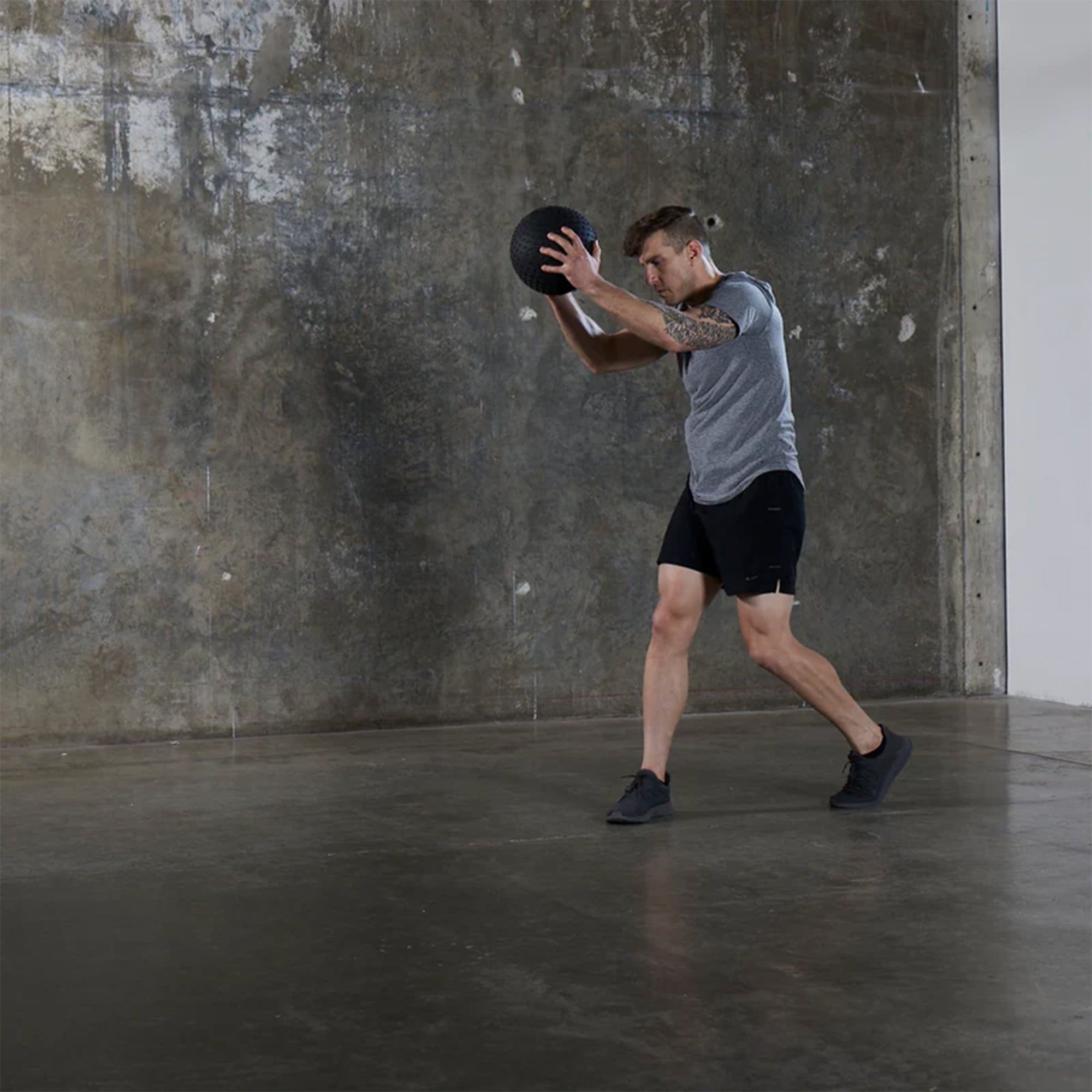 TRX 15 Pound Weighted Slam Ball for Full Body High Intensity Workouts