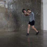 TRX 15 Pound Weighted Slam Ball for Full Body High Intensity Workouts