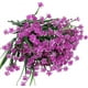 thumbnail image 1 of Flores artificiales, 8 paquetes de plantas artificiales resistentes a los rayos UV para exteriores, 1 of 5