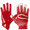 Red/White Lux, variant on Cutters, Rev Pro 5.0 Football Receiver Gloves, Adult, L, Solid White