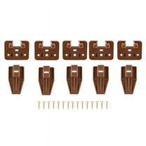 Track Guides Drawer Track Guide and Glides, 5 Sets of Dresser Center Mount Plastic Drawer Slides Fits Furniture Drawer