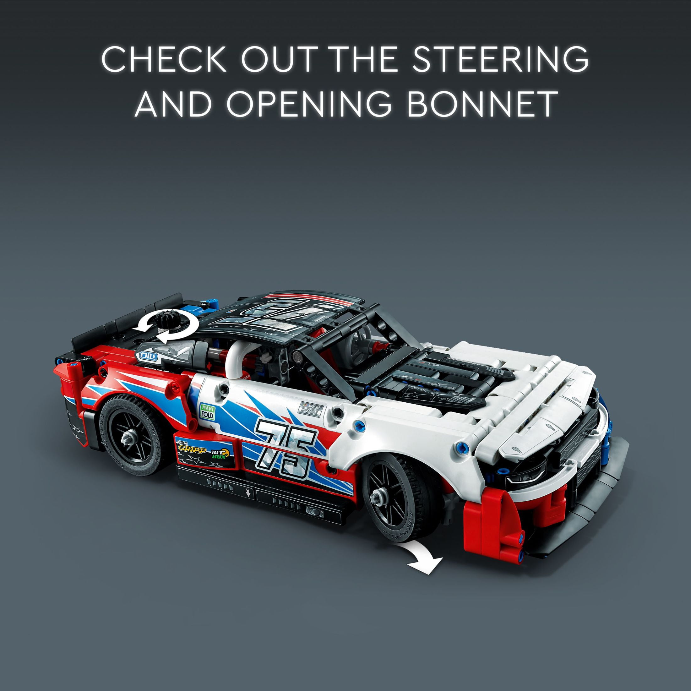 LEGO Technic NASCAR Next Gen Chevrolet Camaro ZL1 Building LEGO Technic NASCAR Next Gen Chevrolet Camaro ZL1 Building