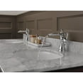 thumbnail image 5 of Delta Cassidy Single Handle Channel Spout Bathroom Faucet with Metal Drain Assembly in Polished Nickel 598LF-PNMPU, 5 of 7