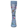 thumbnail image 2 of MeMoi Men's "Don't Mess With Texas" Rayon from Bamboo Blend Novelty Crew Sock - Mens - Male, 10-13, Denim Heather, 2 of 2