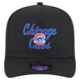 thumbnail image 2 of Men's New Era Black Chicago Cubs Chainstitch 9FIFTY A-Frame Snapback Hat, 2 of 5