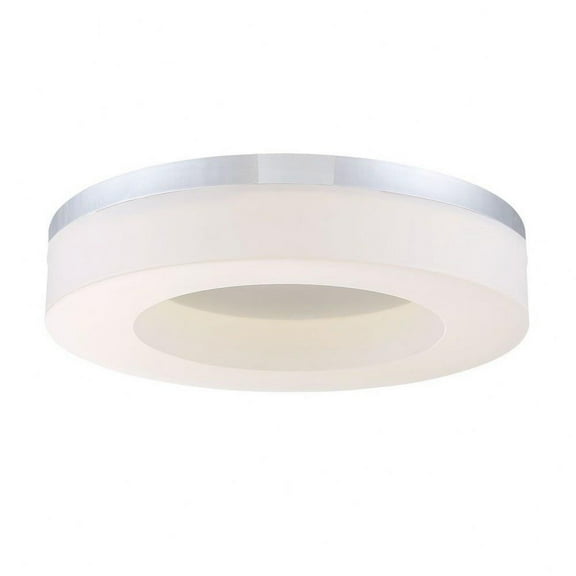 25W 1 Led Large Flush Mount 13.75 inches Wide By 3 inches High Bailey Street Home 79-Bel-4186910
