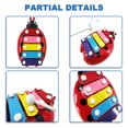 thumbnail image 4 of Amerteer Ladybug Knocking On Piano Toys Baby Child Kid 5-Note Knocking Xylophone Musical Toys Wisdom Development Beetle Early Education Musical Instrument Beetle, 4 of 6