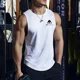 thumbnail image 2 of 2024 Nueva camiseta sin mangas deportiva de fitness para entrenamiento en el gimnasio para hombres, ropa interior holgada de verano sin mangas para hombres, camiseta sin mangas para correr y baloncest, 2 of 5