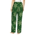 thumbnail image 3 of Naloa Christmas (2) Print Women’s Ultra-Soft Comfy Pajama Lounge Pants with Pockets & Drawstring, 3 of 8