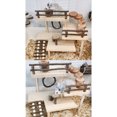 thumbnail image 2 of LingStar Wooden Hamster Platform With Fence, Climbing Ladder 3-Tier Handmade Guinea Pig Playground, Small Animals Exercise Activity Toy for Parrot, Gerbil, Squirrel, 2 of 7