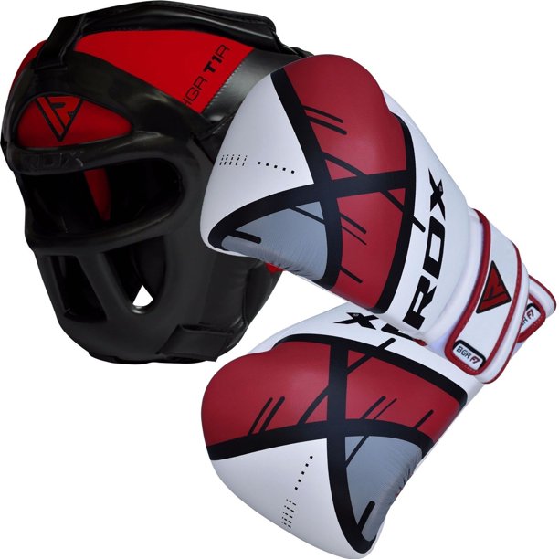 RDX Head Guard F7 Boxing Gloves MMA Headgear Face Protector Kickboxing