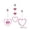 E, variant on Bpyeka 3-Piece LED Curtain Fairy Lights with Suction Cups - Wedding & Proposal Party Decor Kit for Room Hanging & Ambiance