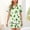 Mint Green, variant on FRSASU Women's St Patricks Day PJs Sets Funny Shamrock Short Sleeve Tops Shorts Casual Button Down Shirts White-L