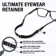 thumbnail image 5 of 3-Pack Adjustable Glasses Straps - No Tail Eyewear Retainer for Men Women Kids, Purple (7.5-13.5 Inch), 5 of 5