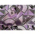 thumbnail image 4 of oneOone Cotton Cambric Pastel Purple Fabric Triangle & Art Geometric Dress Material Fabric Print Fabric By The Yard 56 Inch Wide, 4 of 4