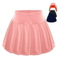 thumbnail image 3 of WOYY Little Girls A Line Skater Skirt Casual Pleated Tennis Skirt Golf Skorts, Sizes 1-14, 3 of 3