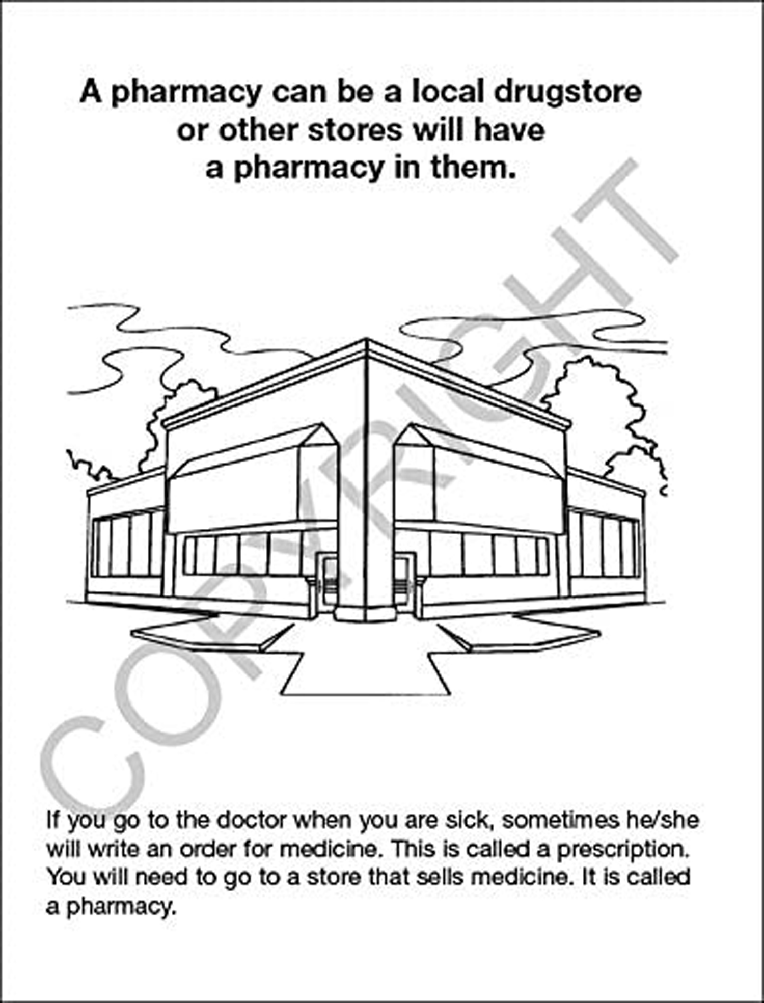 ZoCo 25-Pack A Visit to the Pharmacy Coloring & Activity Book Set, 16 Pages