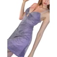 thumbnail image 2 of Txlixc WMinifalda brillante para mujeres, spaghetti sin mangas con tirantes sólidos vestidos de fiesta huecos Txlixc moda, 2 of 9
