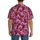 thumbnail image 3 of Balery Orchids Flowers Camisa Casual de Manga Corta con Botones para Hombre, Texturizada, Estilo Cubano, para Playa, Verano-Large, 3 of 5