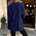 thumbnail image 5 of Women's Long Sleeve Tops Zeliretfy Womens Oversized Crewneck Sweatshirts Scalloped Casual Pullover Tops Long Sleeve Relaxed Loose Fit Lightweight Loungewear Athletic Daily Trendy Fall Outfits, 5 of 8