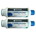 thumbnail image 1 of Hurricane Carbon Clear 10,000 Gallon Pre Filter for Hot Tub, Pool, and Pet Bath (2 Pack), 1 of 5