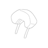 Genuine OE Acura Headrest - 81140-S3M-A61ZB