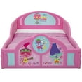 Delta Children's Trolls World Tour Sleep and Play Toddler Bed with