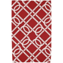 Simply Daisy 30" x 60" Know the Ropes Geometric Print Beach Towel